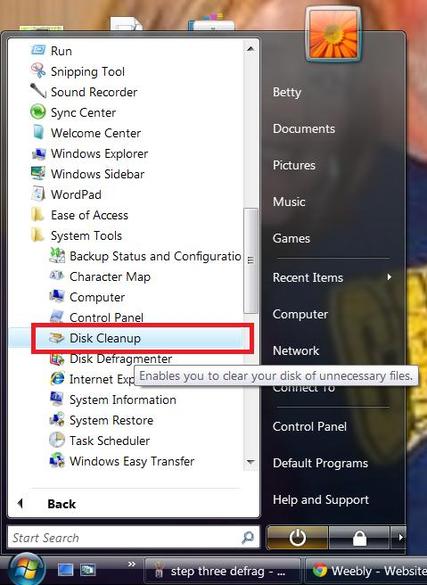 Disk Cleanup - Computer Checkup